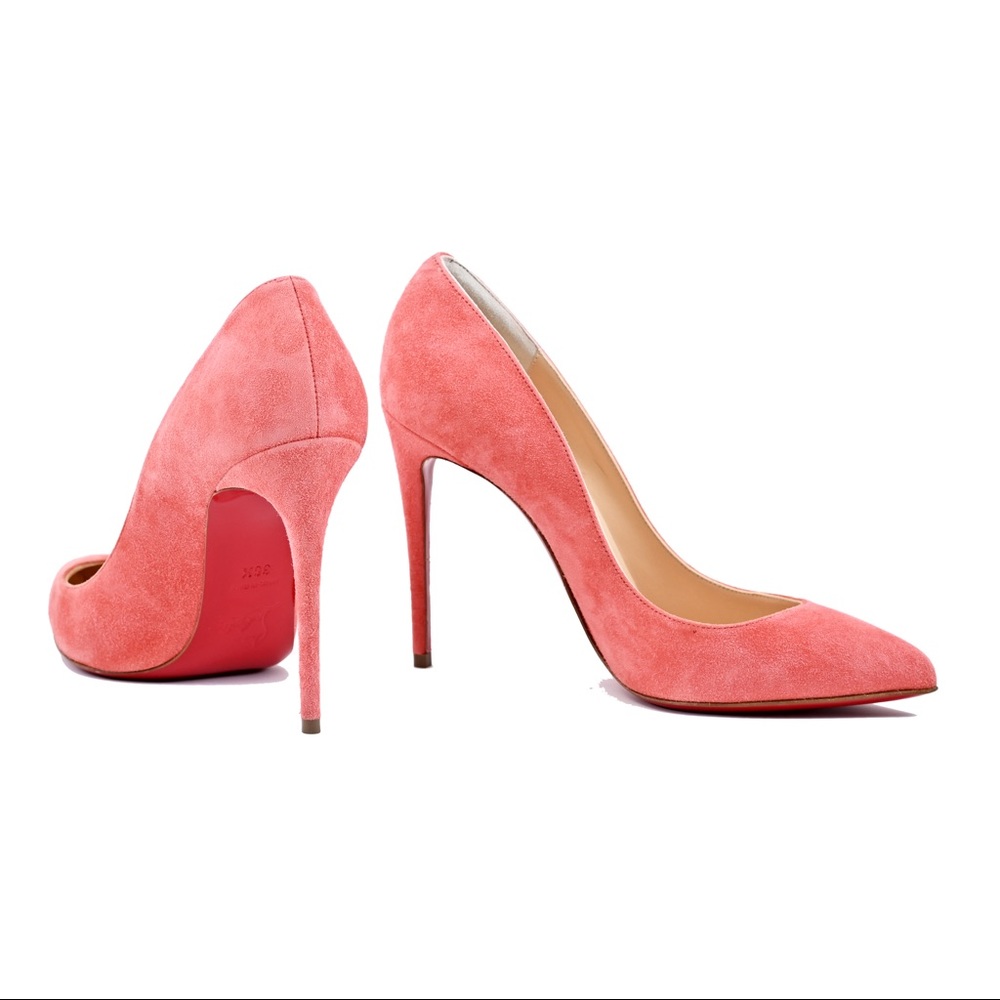 Christian Louboutin Pigalle Follies 100 Suede Pump - Picture 2 of 8